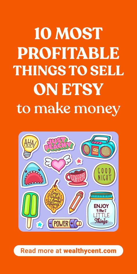 Discover the 10 best things to sell on Etsy that never fail to sell! If you’re looking for DIY crafts to make money online, these are the top choices. They’re the most profitable things you can make and sell for extra cash. Ideal for working from home or as a side hustle, especially for stay-at-home moms or part-timers. These items are top sellers on Etsy! #EtsySuccess #ProfitableProducts #MakeMoneyOnline Crafts To Make Money, Things To Make At Home, Things To Sell On Etsy, Things To Make And Sell, Night Coffee, Stay At Home Moms, Etsy Marketing, Etsy Success, Things To Make