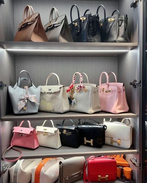 Bag Closet, Luxury Bags Collection, Girly Bags, Luxury Lifestyle Dreams, Luxury Purses, Fancy Bags, Pretty Bags, Hermes Bags, Cute Bags