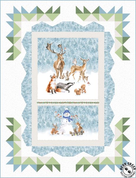 Panel Quilt Patterns, Quilt Borders, Christmas Quilt Patterns, Maywood Studios, Woodland Friends, Quilt Border, Quilt Stores, Pattern Pictures, Heart Quilt