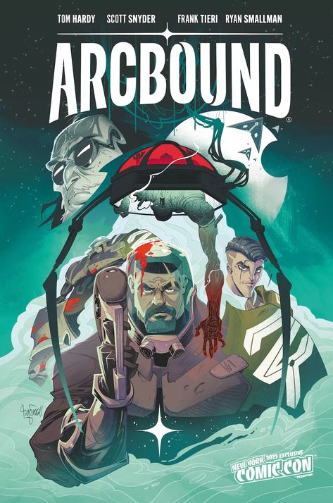 Introducing ARCBOUND: A Bold New Sci-Fi Saga Crafted by the Legendary Trio of Scott Snyder, Frank Tieri, and Ryan Smallman in Creative Collaboration with Tom Hardy Barren Wasteland, Scott Snyder, Creative Collaboration, Sci Fi Comics, Book Cover Illustration, Cover Illustration, Weird Science, Comic Shop, Ultimate Spiderman