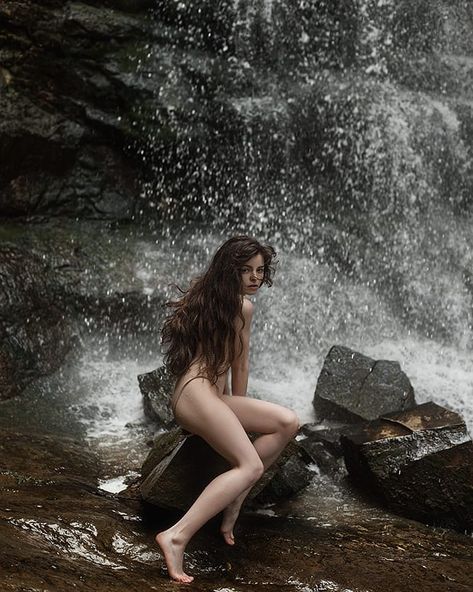 Canvas Texture Background, Women In Nature, Portrait Retouch, Water Shoot, Nature Photoshoot, Chasing Waterfalls, Underwater Art, Water Nymphs, Waterfall Photography