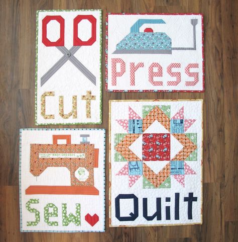 Cut. Press. Sew. Quilt. - A New Pattern and Announcing a New Sew Alon!! ... Sew Quilt, Spring Quilts, Bee In My Bonnet, Quilt Sewing Patterns, Lori Holt, Quilt Care, Miniature Quilts, Beginner Sewing Projects Easy, Sewing Rooms