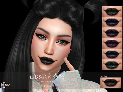 Sims 4 CC - Makeup - Lipstick - The Sims Resource - qLayla Sims 4 Goth Lipstick, Black Lipstick Sims 4 Cc, Sims 4 Black Lipstick, Sims 4 Cc Makeup Lipsticks, Sims 4 Cc Lipstick, Sims 4 Lipstick, Cc Makeup, Sims 4 Hair Male, Sims 4 Male Clothes