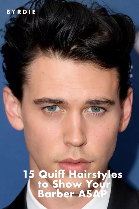 Quiff Hairstyles Men Haircut Quiff, The Quiff Haircut, Men’s Quiff Hairstyle, Medium Quiff Hairstyles Men, Messy Combover, Men Quiff Hairstyles, Classic Quiff Hairstyles Men, Textured Quiff Men's Hairstyle, Mens Quiff Hairstyles