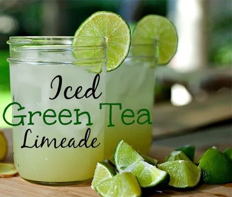 Lemonade Tea Recipe, Green Tea Lemonade, Iced Green Tea, Tea Lemonade, Coffee Hacks, Easy Drinks, Natural Detox, Burn Fat Faster, Fat Burning Drinks