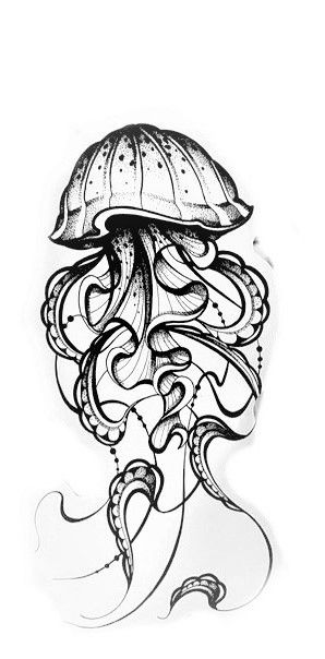 Black Tattoo Design, Black Tattoo, Black And White Lines, Line Tattoos, Kraken, Black Tattoos, Tattoo Art, Tattoo Design, Octopus