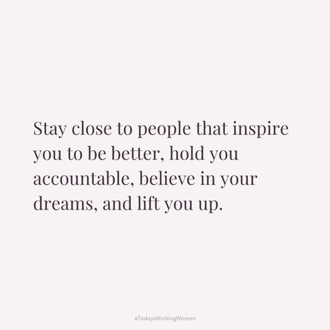 Surround yourself with those who light the fire within you. The right people not only inspire you to chase your dreams but also challenge you to hold yourself accountable. Together, we rise higher! 🌟  #selflove #motivation #mindset #confidence #successful #womenempowerment #womensupportingwomen Who You Surround Yourself With, You Are Who You Surround Yourself With, Surround Yourself With Positive People, Hold Yourself Accountable, Together We Rise, Surround Yourself With People Who, Selflove Motivation, Surround Yourself With People, Positive People