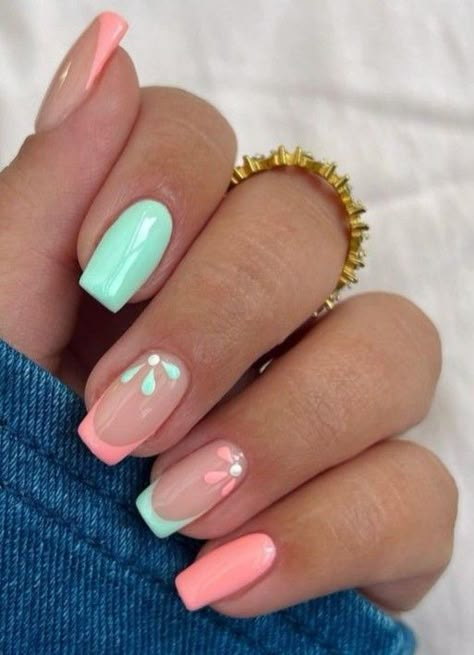 Unghie Sfumate, Unghie Nail Art, Milky Nails, Spring Acrylic Nails, Nagel Tips, Simple Gel Nails, Summery Nails, Her Nails, Dipped Nails