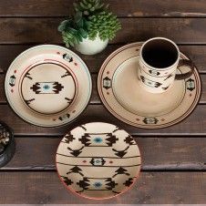 Artesia Southwestern Dinnerware, Western Dinnerware, Rustic Dinnerware, Western Kitchen, Southwestern Home, Southwest Decor, Southwestern Decorating, Western Homes, Western Home Decor