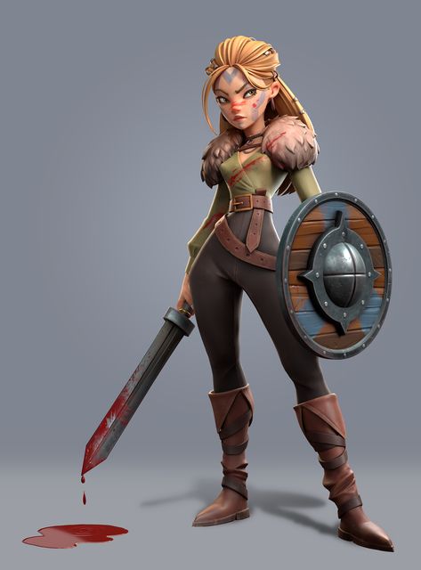 ArtStation - Viking Girl Viking Girl, Viking Character, Germanic Tribes, Viking Women, Viking Woman, 3d Cartoon, Cartoon Character Design, Girls Characters, Cartoon Pics