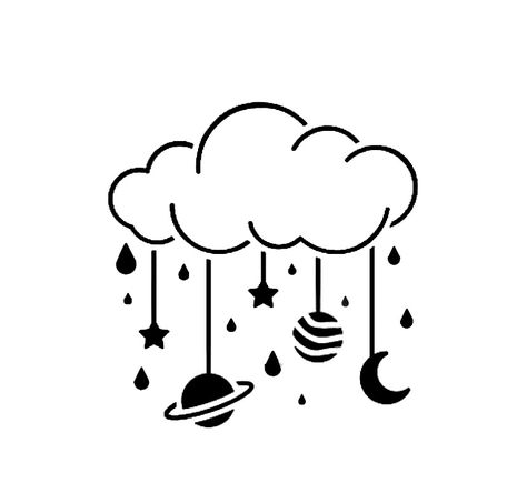 nothing like the rain when you’re in outer space Easy Nature Doodles, Space Drawing Simple, Aesthetic Space Drawings, Doodle Art For Wall, Space Drawings Aesthetic, Simple Space Drawings, Doodle Art Easy Inspiration, Cute Planet Drawings, Simple Wall Drawing Ideas