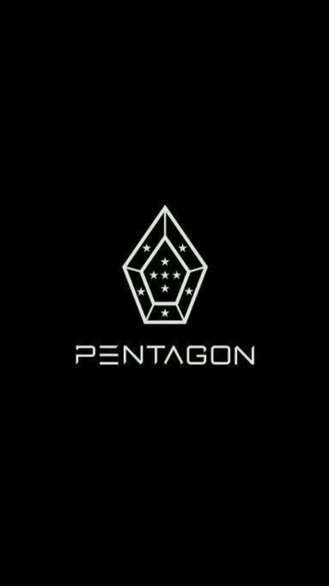 Pentagon Logo, Pentagon Group, Pentagon Kpop, Pop Logo, Kpop Logo, Gaming Logos, Black White, Black And White, ? Logo