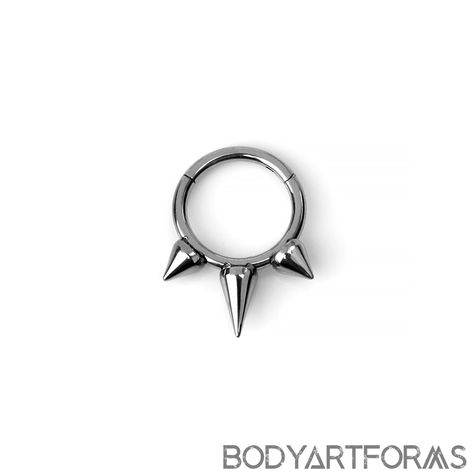 Some of our most popular jewelry designs have spikes, cones and bullet ends. If you're looking for some edgy pieces to freshen up your look, check out some of our favorites! Just search "spike" on our site to shop these pieces. . . #bodyartforms #bodyartforms #bodyjewelry #altjewelry #piercings #spikejewelry Sick Tattoos, Piercing And Tattoo, Spiked Jewelry, Sick Tattoo, Usa Jewelry, Septum Jewelry, Gauges Plugs, Popular Jewelry, Septum Piercing