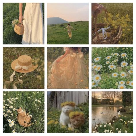 Gold Cottagecore, Cottagecore Moodboard, Adopt Idea, Make Your Own Character, Mood Board Inspiration, Mood Board Design, Room Makeover Inspiration, Dream Garden, Cottage Core