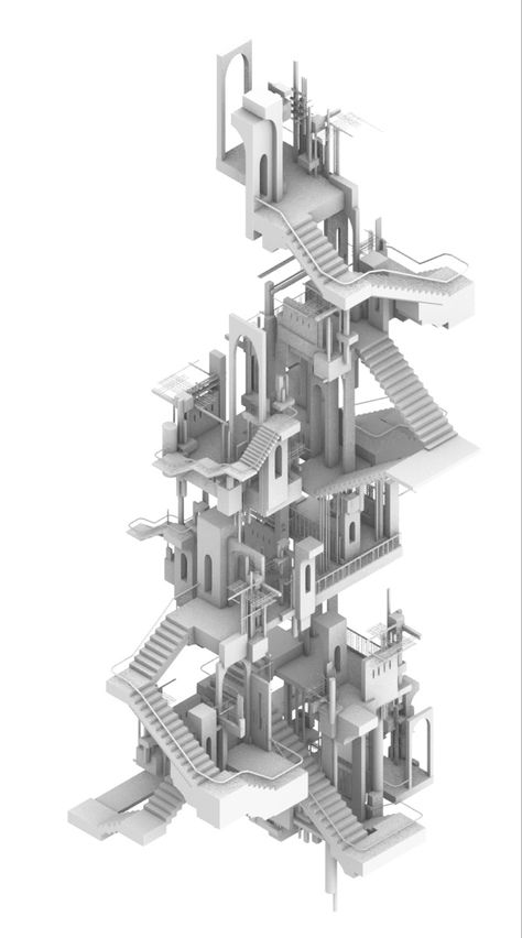 Blender Tattoo, Rhino Architecture, Cubes Architecture, Axonometric Drawing, Speculative Design, Concept Models Architecture, Graphic Design Architecture, Rhino 3d, Interior Architecture Drawing