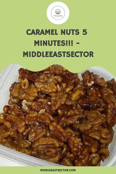 Caramel nuts 5 minutes!!! - middleeastsector https://middleeastsector.com/caramel-nuts-5-minutes/ 5 Minute Caramel Pecans, Caramel Nuts Recipe, Cake Designs For Husband, Mini Birthday Cakes, Candied Nuts Recipe, Mini Cake Ideas, Nuts Recipes, Mini Christmas Cakes, Mini Chocolate Cake