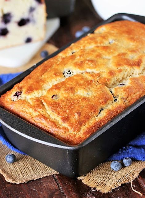 Loaf of Buttermilk Blueberry Bread in Pan Image Bread In Pan, Blueberry Loaf Bread, Blueberry Quick Bread, Buttermilk Blueberry, Blueberry Bread Recipe, Blueberry Desserts Recipes, Best Bread Machine, Buttermilk Bread, Blueberry Loaf