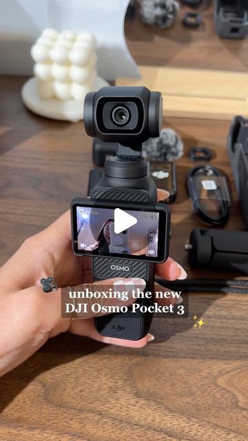 Michelle Kanemitsu | Freelance Creator on Instagram: "So excited for this upgrade!! Shop 🔗 in bio! 🤍 The DJI Osmo Pocket 3 is literally so good and fixed all the issues I had with the Pocket 2 😭 I got the Creator Combo (comes with extra accessories), but you can also buy it with just the camera and the basic accessories if you prefer ✨ Linked in my bio! #djipocket3 #djiosmopocket3 #minivlogcamera #tinyvlogcamera #besttravelcamera #travelvlogcamera #unboxing #smallvlogcamera #youtuber #bestvlogcamera" Dji Osmo Pocket 3, Basic Accessories, Extra Accessories, Channel Ideas, Osmo Pocket, Youtube Channel Ideas, Travel Camera, Vlogging Camera, Dji Osmo