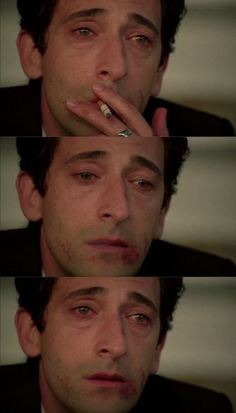 Adrien Brody Detachment, Hands On Face Pose, Movie Scenes To Draw, Forehead Touch, Pleading Eyes, Beau Film, Adrien Brody, 얼굴 드로잉, Face Study