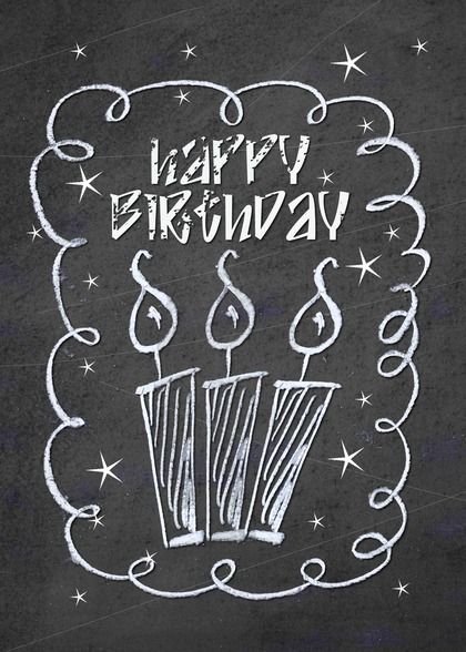 Happy Birthday Chalkboard Art Easy, Chalkboard Birthday Sign, Birthday Chalkboard Ideas, Happy Birthday Chalkboard Art, Happy Birthday Chalkboard, Birthday Chalkboard Art, Birthday Font, Chalkboard Inspiration, Happy Birthday Font