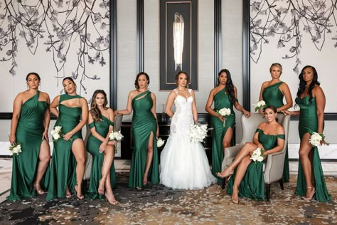 Emerald Wedding Colors, Emerald Green Wedding Theme, Formal Bridesmaid Dresses, Danny Green, Green Themed Wedding, Formal Bridesmaids Dresses, Emerald Green Weddings, Green Wedding Colors, Custom Bridesmaid Dress