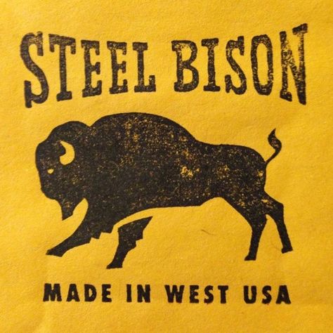 steelbison:  Steel Bison Packaging Sam Larson, Bison Logo, Badge Design, Screenprinting, Logo Mark, Logo Branding Identity, Branding Inspiration, Vintage Logo, Identity Design