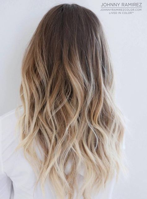 brown to blonde ombre hair                                                                                                                                                     More Brown To Blonde Ombre Hair, Brown To Blonde Balayage, Blonde Ombre Balayage, Brown To Blonde Ombre, Blond Ombre, Scene Girl, Brown Ombre Hair, Makeup Tip, Hair Blond