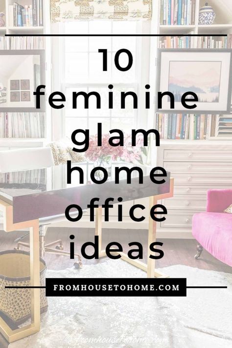 10 Feminine Pink Home Office Ideas Pink Office Interior Design, Blush Pink Office Decor, Sage Green And Pink Office, Female Ceo Office Design, Woman's Home Office, Feminine Executive Office, Women’s Home Office Inspiration, Pink Boho Office, Woman’s Home Office Ideas