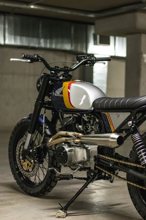 TwinStar Scrambler: Honda CM200T Custom – BikeBound Tracker Bike, Scrambler Moto, Honda Custom, Honda Scrambler, Honda 125, Popular Ads, Paris Dakar, Motor Cycles, Honda S