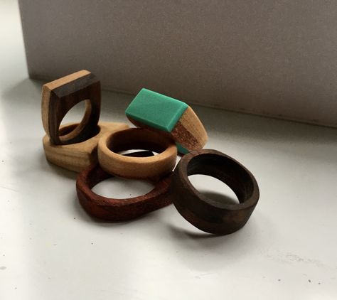 Wooden Rings, Lathe, Ring