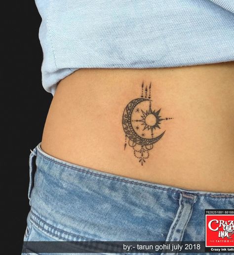 #CoolTattoos #TattooArt #InkMaster #TattooDesigns #InkedUp #TattooLovers #InkInspiration #TattooIdeas #CreativeInk #TattooStyle Moon And Sun Tattoo, Belly Button Tattoos, Lower Belly Tattoos, Belly Button Tattoo, Tummy Tattoo, Button Tattoo, Stomach Tattoos Women, Belly Tattoos