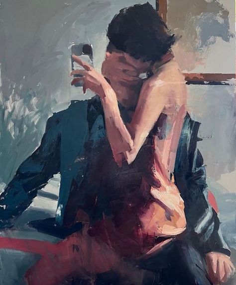 Mark Tennant, Art Of Love, Romance Art, Arte Inspo, Romantic Art, Couple Art, Figurative Art, Painting Inspiration, Aesthetic Art