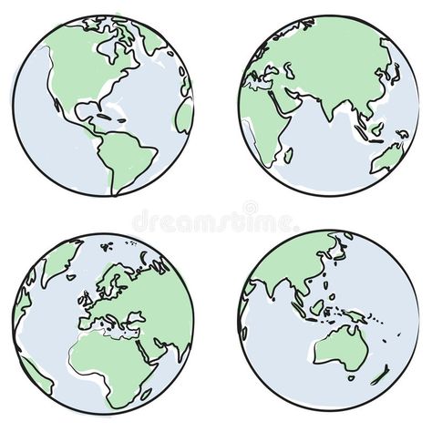 Globe views vector. Planet earth globe drawing, different views and countries , #AFF, #Planet, #earth, #vector, #Globe, #views #ad Earth Globe Drawing, Globe Drawing, Globe Illustration, Earth Vector, File Illustration, Edgy Kid, Earth Tattoo, Lotus Logo, Earth Drawings