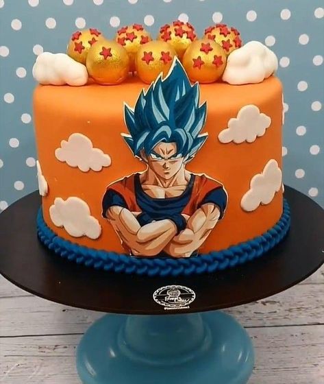 Dragonball Z Cake, Goku Birthday, Birthday Surprise For Husband, Dragon Birthday Parties, Anime Cake, Ball Birthday Parties, Birthday Gifts For Boyfriend Diy, Dragon Birthday, Minecraft Birthday Party