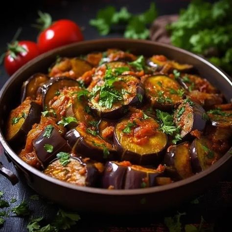 Splendid Spanish Eggplant Recipe | What's Cookin' Chicago Spanish Eggplant, Chicago Recipes, Tapas Party, Eggplant Recipe, Eggplant Dishes, Spanish Cuisine, Chicago Food, Vegan Main Dishes, Dinner This Week