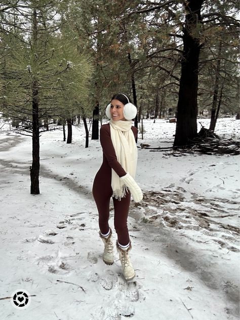 Follow my shop @Grimmcakes on the @shop.LTK app to shop this post and get my exclusive app-only content! #liketkit @shop.ltk https://liketk.it/3Z3wj Brown Jumpsuit Outfit, Brown Jumpsuit, Brown Outfits, Outfit Brown, Brown Jumpsuits, Winter Girl, Winter 23, Snow Outfit, Jumpsuit Outfit