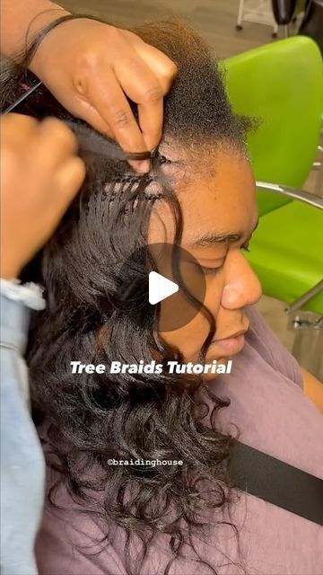 Braids And Box Braids Hairstyles, 2 Tone Braids For Black Hair, Free Tress Braids Hairstyles, Individual Braid Styles For Black Women, Braided Roots Curly Ends, Individual Tree Braids Hairstyles, Latest Braids 2024, Interlock Braids Hairstyles, Tree Braids Hairstyles Crochet