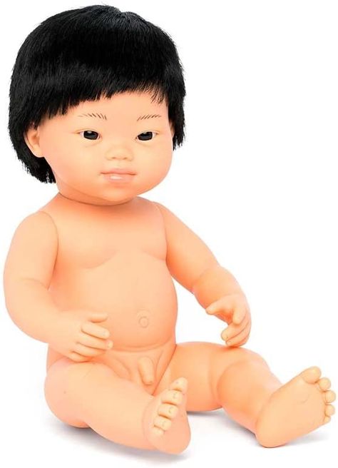 Amazon.com: Miniland Baby Doll Asian Boy with Down Syndrome 15'' polybagged : Toys & Games International Adoption, Chinese Dolls, Asian Boy, Filipino Funny, Asian Babies, Chinese Boy, Asian Boys, Baby Doll, Kids Toys