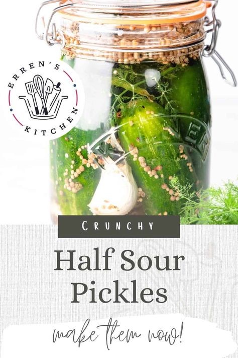 Lacto Fermented Pickles, Fermented Vegetables Recipes, Sour Pickles, Fermented Pickles, Refrigerator Pickles, Pickling Spice, Pickled Garlic, Fermented Vegetables, Homemade Pickles