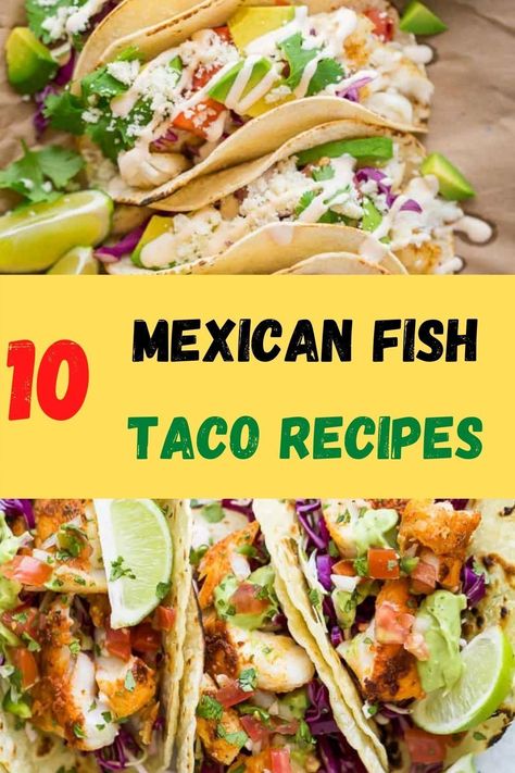 Fish Mexican Recipes, Whiting Fish Tacos, Swai Fish Tacos, Grilled Tilapia Tacos, California Fish Tacos, Best Fish For Fish Tacos, Authentic Mexican Fish Tacos, Fried Cod Tacos, Fish Tacos Toppings