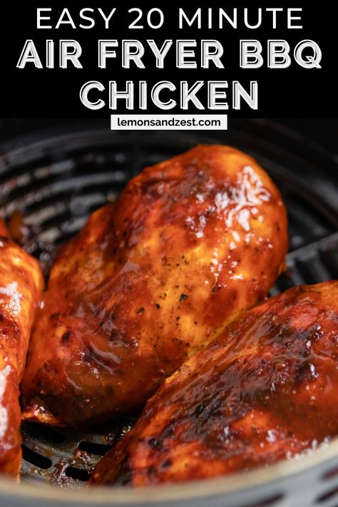 Bbq Boneless Chicken Breast, Air Fryer Bbq Chicken Breast, Grilled Bbq Chicken Breast, Air Fryer Bbq Chicken, Bbq Chicken Breast Recipe, Bbq Chicken Breast, Grilled Bbq Chicken, Air Fryer Recipes Chicken, Air Fryer Dinner Recipes