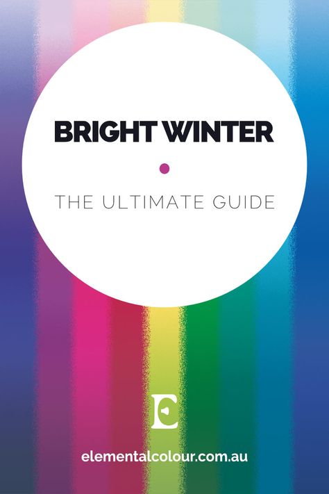 Bright Winter: The Ultimate Guide ∙ ElementalColour Bright Winter Color Analysis, Cool Bright Winter Palette, Bright Winter Outfits Color Palettes, Winter Bright Palette, Bright Winter Colors, Winter Colors Outfits, Bright Winter Colour Palette, Winter Makeup Colors, Bright Winter Capsule Wardrobe