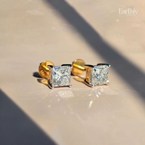 New week, new obsession 💫! These princess cut earrings are definitely at the top of your list. 👆 2CT Princess Cut Diamond Earrings DM US FOR MORE DETAILS 💌 [ Jewellery, diamond earrings, work wear jewellery, diamond stud, party wear jewellery, Gifts, earrings, lab grown diamonds, princess cut diamond earrings, princess cut earrings, rings, stud earrings] #jewelry #princesscutdiamondearrings #earring #earrings #princesscutdiamondearring #princecutdiamond #jewellery #princesscutearring #... Party Wear Jewellery, Princess Cut Diamond Earrings, Princess Cut Earrings, Jewellery Diamond, Cut Earrings, Detailed Jewelry, Jewellery Gifts, Princess Cut Diamond, Diamond Earring