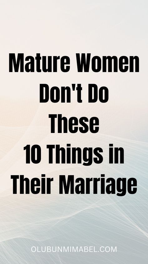 Marriage is not child’s play, so I’m usually not hasty to dish out advice and hot takes about it. However, if you must grow and have a healthier marriage with your partner, then learning must be a continuous process for you.... Keep reading for marriage advice, dating advice, dating tips, marriage tips, healthy marriage advice, relationship tips, relationship advice... Marriage Advice Troubled, Improve Marriage, Happy Marriage Tips, Funny Marriage Advice, Relationship Lessons, Marriage Help, Best Marriage Advice, Best Relationship Advice, Healthy Relationship Tips