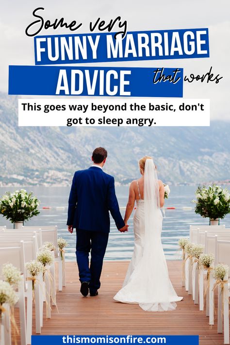 The best marriage advice that is also hysterically funny. Don't listen to the same old, same old. Marriage Advice From 1886, Advice To The Bride And Groom, Advice For Bride And Groom Ideas, Best Marriage Advice Funny, Advise For Newlyweds Marriage Advice, Funny Advice For The Bride, Wedding Messages To Bride And Groom Marriage Advice, Advice For Newlyweds Quotes, Best Marriage Advice Quotes