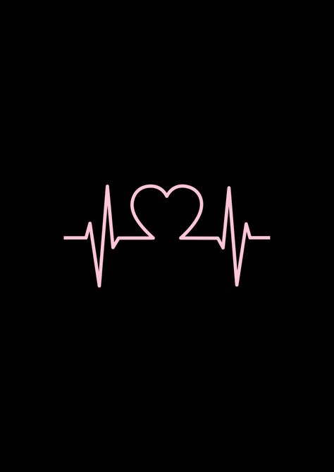 Heartbeat Wallpaper Black, Coeur Qui Bat, Heartbeat Aesthetic Wallpaper, Heartbeat Aesthetic, Heartbeat Wallpaper, Heartbeats Wallpaper, Royal Frame, Heartbeat Line, Math Coloring Worksheets