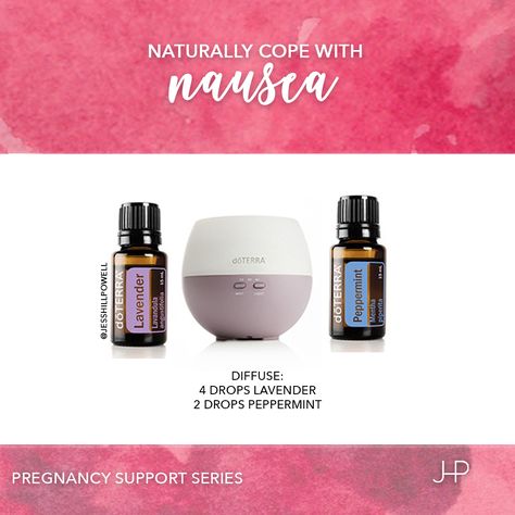 Pregnancy Support Series: Nausea. Diffuse this blend of Lavender and Peppermint… Essential Oils For Nausea, Essential Oils For Pregnancy, Essential Oils For Babies, Doterra Diffuser Blends, Doterra Oil, Hippie Living, Doterra Essential Oils Recipes, Essential Oils For Headaches, Essential Oil Remedy