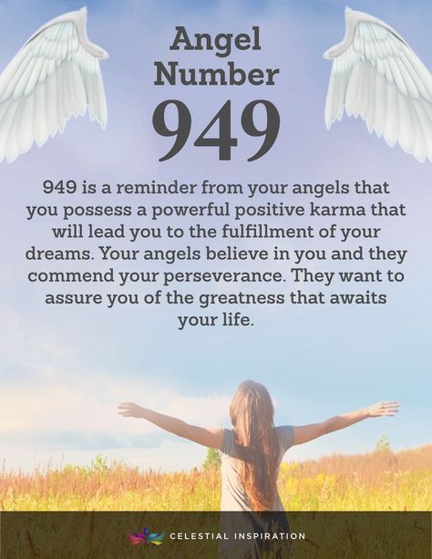 949 Angel Number, 949 Angel Number Meaning, Numerology Notes, Random Messages, Positive Karma, Archangel Prayers, Healing Journaling, Angel Quotes, Numerology Numbers