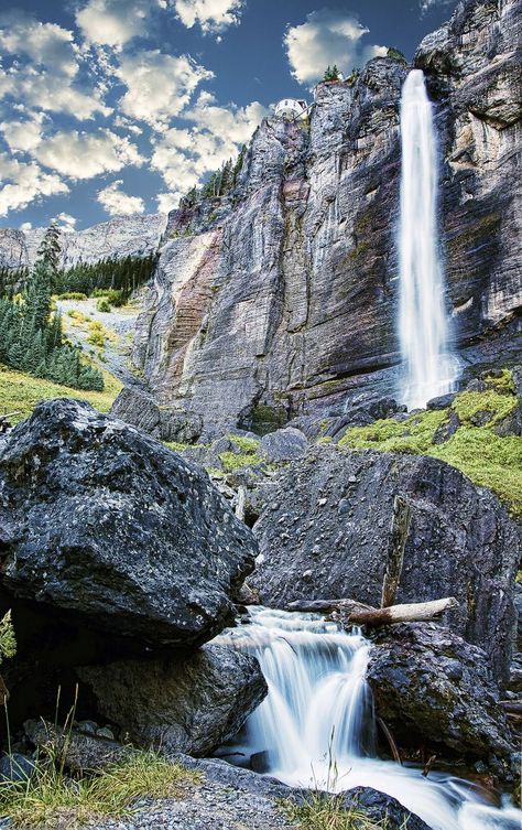 Usa Waterfalls, Colorado Telluride, Colorado Photos, Travel Colorado, Road Trip To Colorado, Bridal Veil Falls, Telluride Colorado, Colorado Adventures, Colorado Vacation