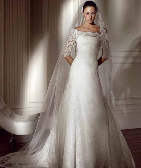 Best Used Wedding Dress Sites Princess Diaries Wedding Dress, Princess Diaries Wedding, High Neck Long Sleeve Wedding Dress, Sleeve Wedding Dress Lace, Sleeved Wedding Dress, Mrs Always Right, Wedding Dress Gallery, Long Sleeve Wedding Dress, Lace Wedding Dress With Sleeves